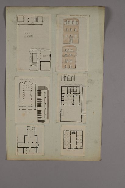 Pierre FONTAINE
Plans, elevations, sketches...
