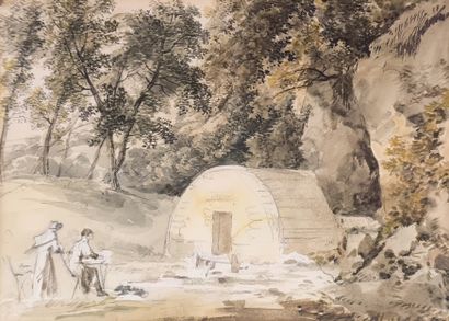 École FRANÇAISE du XIXe siècle
Un dessinateur...