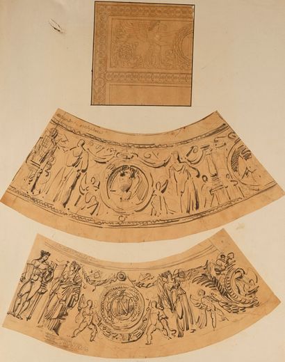 Charles PERCIER et Pierre FONTAINE
Projets...