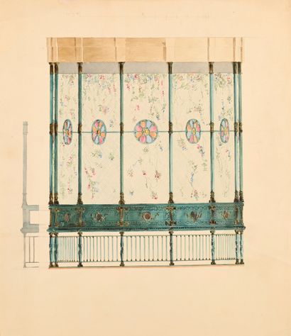 Charles PERCIER
Deux projets de kiosque ou...