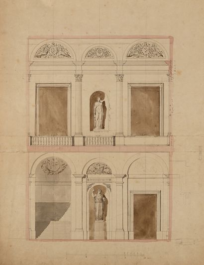Pierre FONTAINE
Project for the caryatid...