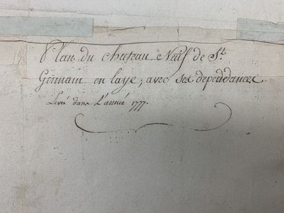 19th century FRENCH SCHOOL
Plans and study...