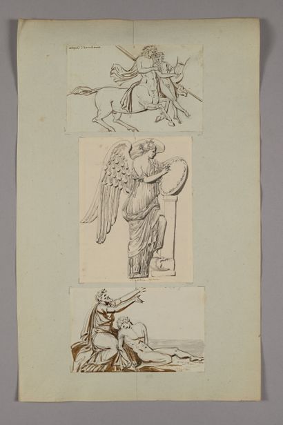 Pierre FONTAINE
Studies after the antique...