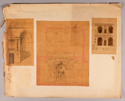 Pierre FONTAINE
Project for a three-arched...