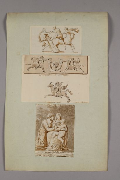 Pierre FONTAINE
Studies after the antique...