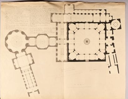 19th century school
Plan of the Pitti Palace
Plan...