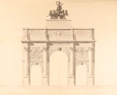 Pierre FONTAINE
Project for the Carrousel...