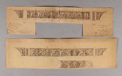 Charles PERCIER and Pierre FONTAINE
Two frieze...