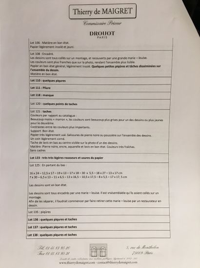 Modifications and status reports