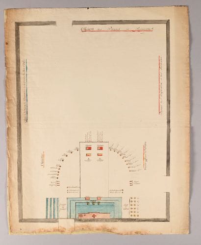 École FRANÇAISE du XIXe siècle
Plans du placement...