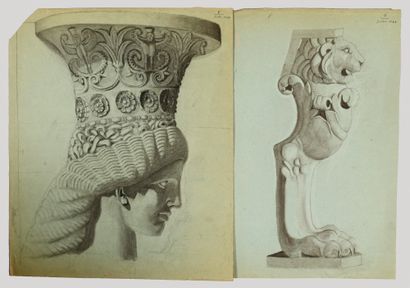 Louis Maurice MEUNIÉ (1863-1922)
Chapiteaux...