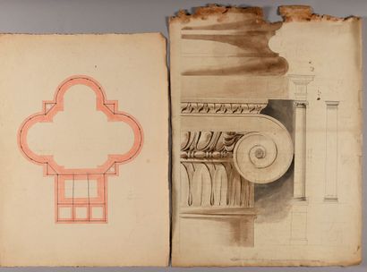 Pierre FONTAINE & Hippolyte LEBAS
19th-century...
