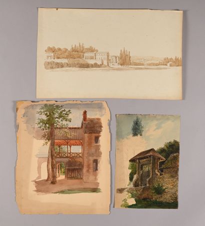 École FRANÇAISE du XIXe siècle, dont A. MEUNIÉ,...
