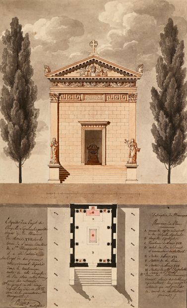 BRUN (Active in the 19th century)
Two designs...