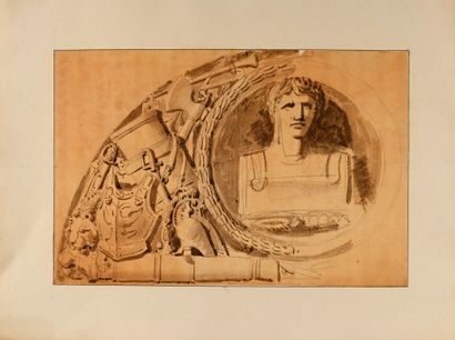 Charles PERCIER
Decor with trophies of arms...