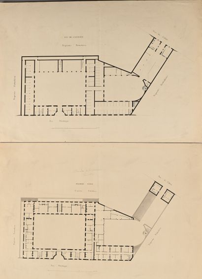 Pierre FONTAINE & AGENCE
Plan of the attic...
