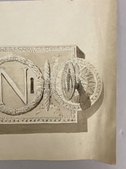 Pierre FONTAINE
Two designs for locks and...