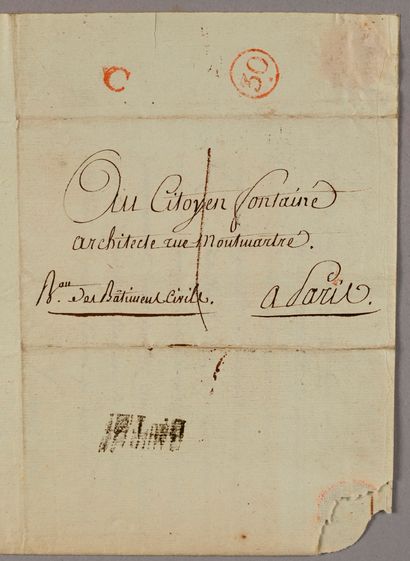 [Pierre-François-Léonard FONTAINE].
47 letters...