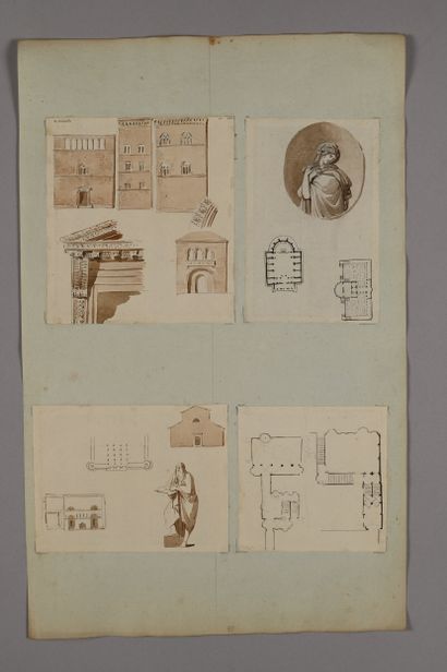 Pierre FONTAINE
Plans, elevations, sketches...