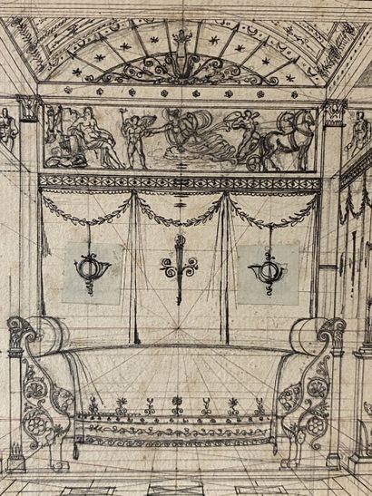 Charles PERCIER and Pierre FONTAINE
Bed executed...