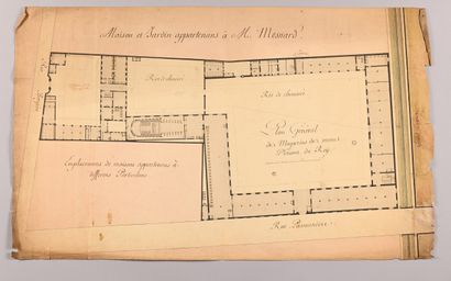 19th century FRENCH SCHOOL
Set of elevations...