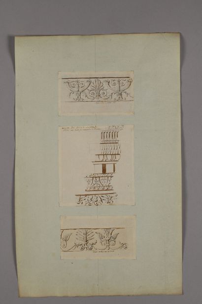 Pierre FONTAINE
Architectural projects, friezes,...