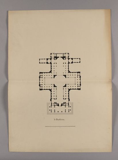 19th century FRENCH SCHOOL
Plan of the Palace...