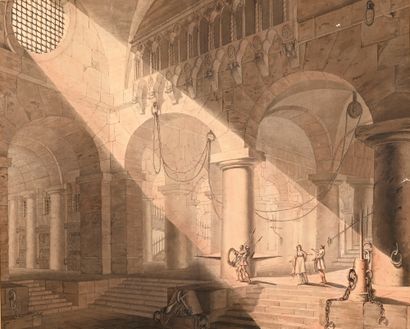 École FRANÇAISE vers 1800
Projet de scénographie,...