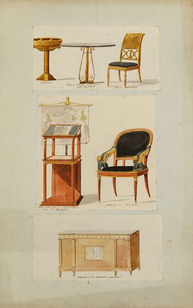 Charles PERCIER and Pierre FONTAINE
Furniture...