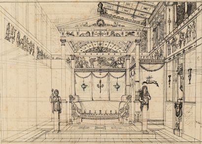 Charles PERCIER and Pierre FONTAINE
Bed executed...
