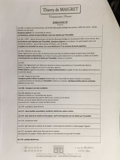 Modifications and status reports