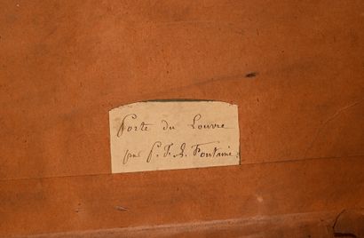 Charles PERCIER et Pierre FONTAINE
Projet...