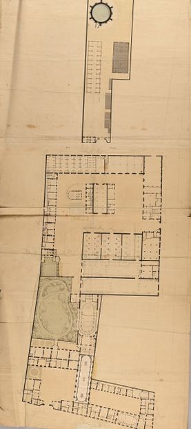 19th century FRENCH SCHOOL
Set of elevations...