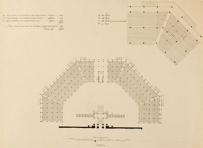Pierre FONTAINE
Projet de décor de la tribune...