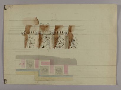 19th century FRENCH SCHOOL
General plan of...