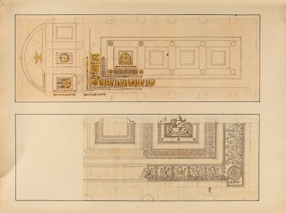 Charles PERCIER
Projects for ceiling decorations,...