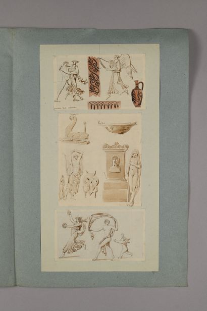 Pierre FONTAINE
Six studies of Etruscan and...