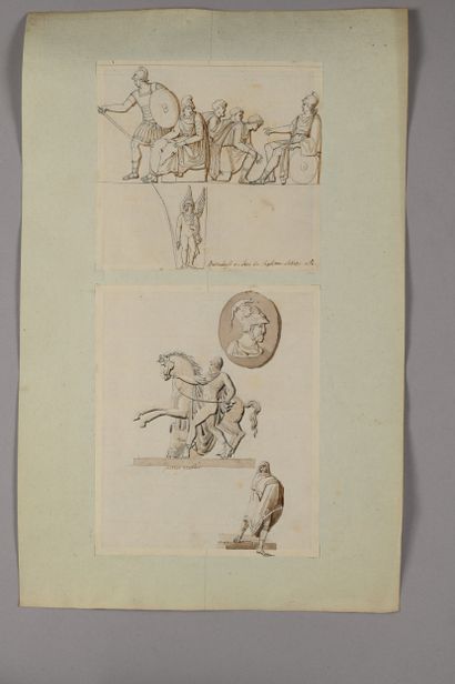 Pierre FONTAINE
Study of a bas-relief from...