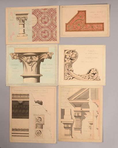 Louis Maurice MEUNIÉ (1863-1922)
Chapiteaux...