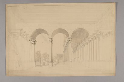 Pierre FONTAINE
Bas-relief studies, capital...