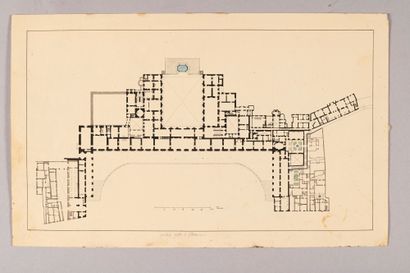 19th century school
Plan of the Pitti Palace
Plan...