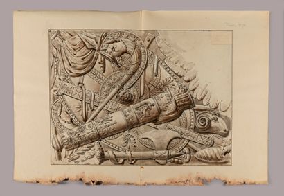 Charles PERCIER
Two military trophies for...