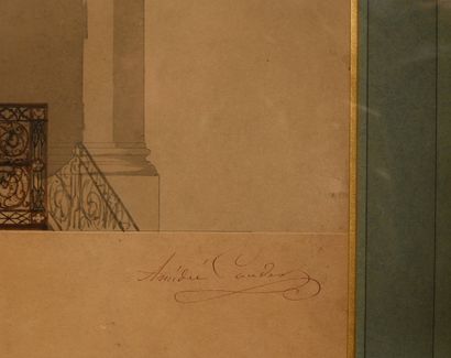 Amédée COUDER (1797-1864)
Projet de maître-autel...