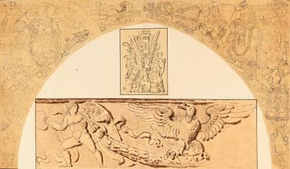 Charles PERCIER
Set designs for the Arc du...
