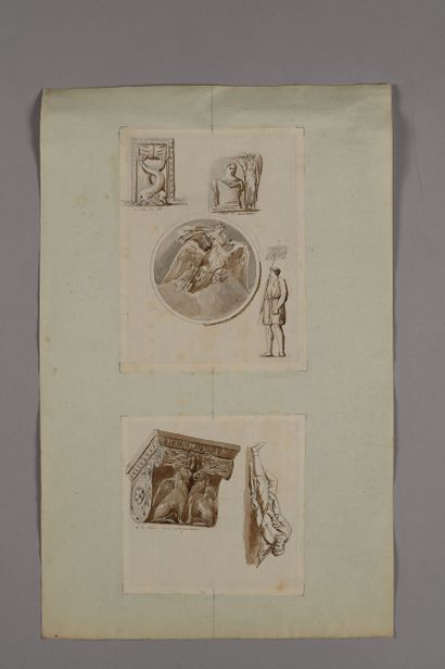 Pierre FONTAINE
Architectural projects, friezes,...