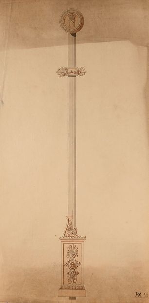 Pierre-Maximilien DELAFONTAINE (Paris 1774-1860)
Pen...