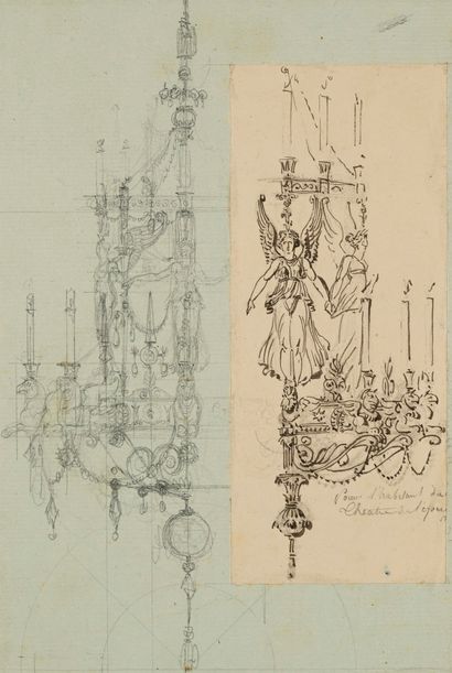 Charles PERCIER and Pierre FONTAINE
Chandelier...