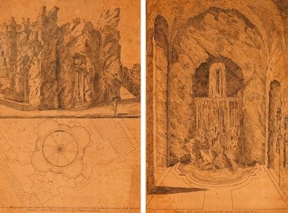 18th and 19th century FRENCH SCHOOL
Plans,...