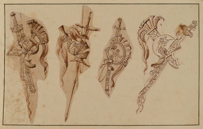 Charles PERCIER and Pierre FONTAINE
Two decorative...