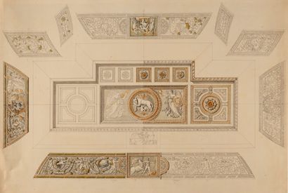 Charles PERCIER and AGENCE
Design for a ceiling...